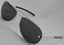 Christian Dior Homme 1/S Mens Aviator Sunglasses, Rhodium Silver Frame/ Grey Lenses