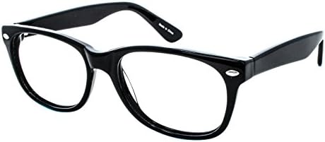 Lunettos Maxwell Mens Eyeglass Frames - Black