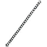 British Jewellery Workshops Silver diamond cut curb pendant Chain