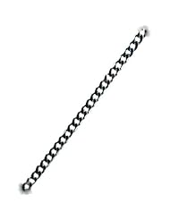 British Jewellery Workshops Silver diamond cut curb pendant Chain