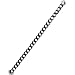British Jewellery Workshops Silver diamond cut curb pendant Chain