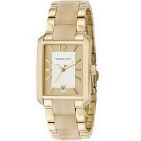 MICHAEL Michael Kors #MK5182 Women's Two Tone Acrylic Combo Horn Watch
