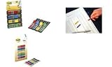 Electronics : Post-it small index tape flags, 35 each of 4 bright colours 12mm wide, EACH