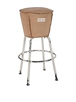 J-LINE Taburete Bar1982Crema / Marrón 48x48x75 cm