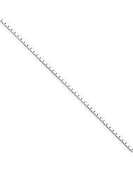 .925 Sterling Silver 1mm Mirror Box Chain