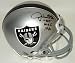 Jim Otto Signed Oakland Raiders Riddell Replica Mini Helmet