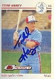 Todd Haney, Indianapolis Indianas - Expos Affiliate, 1991 Line Drive Pre-Rookie Autographed Card