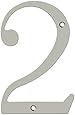 Deltana RN6-2U15 Solid Brass 6-Inch House Number 2 Board
