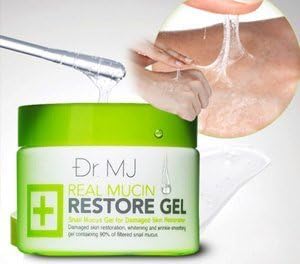 DR.MJ Real Mucin Restore Gel cap green maintenance shed old skin cells. Reduce dark spots and dark uneven skin aging 50 g.