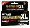 NEW 12 Trojan Magnum XL condoms, Extra Large Condom; the Widest Condom on the Market!