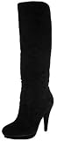 BCBGeneration BCBG Max Azria Michy Womens Leather Platform Knee High Pull On Dress Heels Boots Shoes