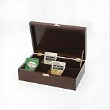 31Bx 6OSkML. SL160  Lipper International 2188 Cherry Tea Box with 8 Compartments, Large