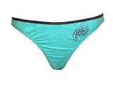 W Swim Aqua and Blue Bikini Bottom w/ Rinestones (XS)