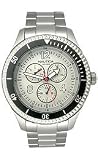 Nautica Multifunction Stainless Steel Bracelet Grey Dial Men's Watch #N17002G