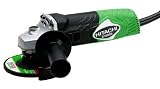 Hitachi G12SR3 4-1/2 Angle Grinder with 5 Abrasive Wheels - 6 Amp