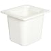 Carlisle CM110402 White 6-Inch Coldmaster Sixth-Size Food Pan