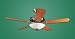 Hunter 60" Grand Lodge Ceiling Fan w/ Remote, Antique Pewter Model #: 23271