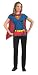 Search : Supergirl Costume All-Over Print Crop Sleeve Fitted Juniors T-Shirt & Removable Cape Set
