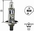 H1 Halogen Bulb 12V 100W For PN [H12560101/-21/-11/-041/-011/-031/-021/-051/-061/-001/007944091/-61/-51/009094042/-31/-22/H12800061/-51/006800071/-101/-31/H12800001/And More]