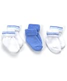 3 Pack Terry Boots by Rising Star - blue, 3-12mos.