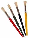 Hogs Hair Childrens Paint Brushes- Pack of 4 size 18