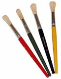 Hogs Hair Childrens Paint Brushes- Pack of 4 size 18