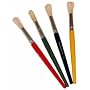 4 HOGS HAIR SHORT ROUND PAINT BRUSH SIZE 18 T64