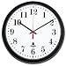 13-3/4 Black Quartz CONTRACT Wall Clock
