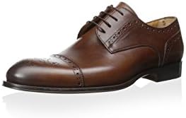 Jose Real Men's Bonari Cap Toe Oxford With Brogue Detail, Tan, 43 M IT/10 M US