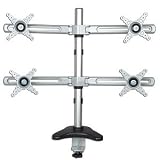 10 24 LCD Monitor/TV Height Adjustable Double Arm Desk Mount w/Tilt Quad Brackets Support up to 4 LCDs! 31BxNAr25HL. SL160 10 24 LCD Monitor/TV Height Adjustable Double Arm Desk Mount w/Tilt Quad Brackets Support up to 4 LCDs!