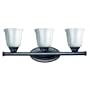 Hinkley Lighting 5143SE Cassandra 3 Light Bath Vanity Light in Sunset Bronze with Etched glass