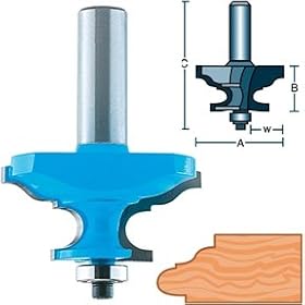 ROUTER BIT ROMAN OGEE / ROUND NOSE 1/2 SHANK