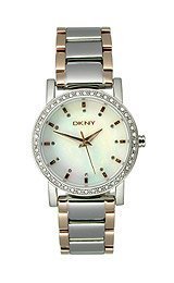 DKNY Crystal Bezel Mother-of-pearl Dial Women's watch #NY8222