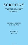 Scrutiny: A Quarterly Review vol. 2 1933-34: Volume 2, 1933–34