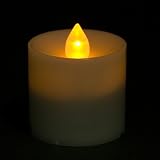 31BxTnfWPHL. SL160  Set of 24 Flickering LED White Votive Candles with batteries included