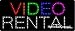 Video Rental LED Sign - 20308