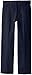 French Toast Big Boys' Flat Front Double Knee Pant with Adjacent Waist, Navy, 12
