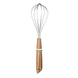 from KITCHENCRAFT Natural Elements Acacia Wood Whisk with Silicone Grip Band (Model NEUT8)