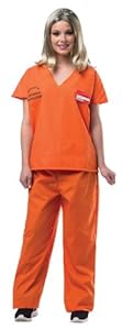 Rasta Imposta Women's Prisoner Suit, Orange, Large/X-Large