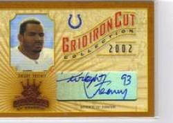 2002 Gridiron Kings Gridiron Cut Collection #GC34 Dwight Freeney AU - Indianapolis Colts (Autographed Card - Serial #d to 400) (Football Cards)