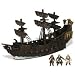 Pirates of the Caribbean 3: Pirate Fleet Micro Ship - Black Pearl with Jack Sparrow, Will Turner & Gibbs