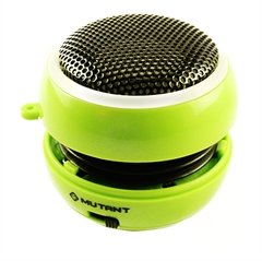 Mutant Media Yo-Yo Portable Speaker For Iphone Ipods & More Green Pocket Size Ease Carrying New Mutant Media Yo-Yo Portable Speaker For Iphone Ipods & More Green Pocket Size Ease Carrying New