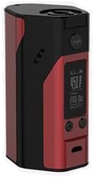 Authentic Wismecc Reuleauxx RX200S Black Red & Free 20 mll Juicee Bottle by RX200SS