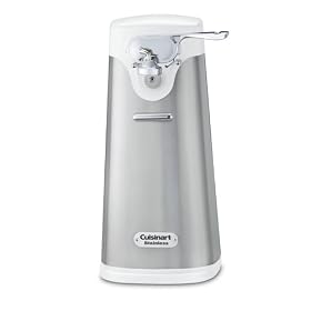 Cuisinart SCO-60W Deluxe Stainless Steel Can Opener, White and Stainless by Cuisinart
