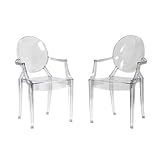 Ghost Chair Set of 2 - Ships in 24 Hours with Money Back Guarantee