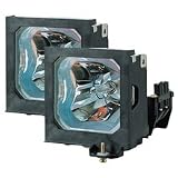 Panasonic Replacement Lamp for PT-D7500/D7600- Pack of 2 - ET-LAD7500W
