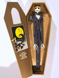 Buy Nightmare Before Christmas Jack Skellington Limited Edition 2000 Convention Exclusive Doll in Gold Coffin