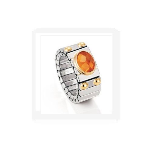 Nomination Damen-Ring Mittel Horiontal Facettiertem Zirkon Orange Ring gr&ouml;&szlig;e variabel 0415 Preisvergleich