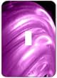 Light Switchplate Cover - Single Toggle - Metal-Designer Switch Plate: Abstract - (SCSAB-083)