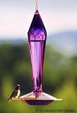 Faceted Hummingbird Feeder - Amethyst
